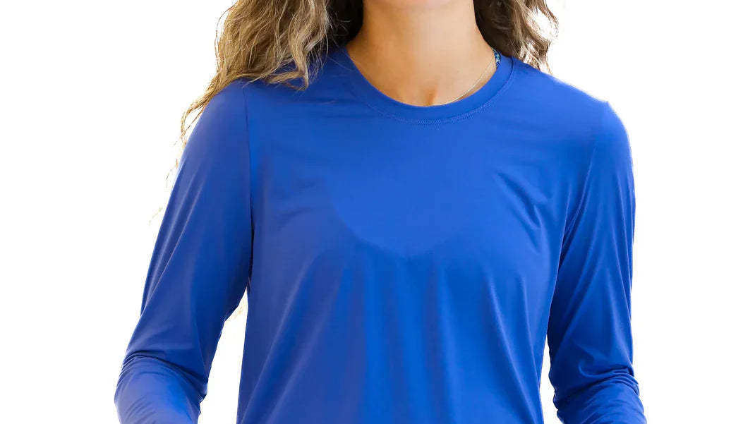 Sunny Days UPF Long Sleeve - Cobalt