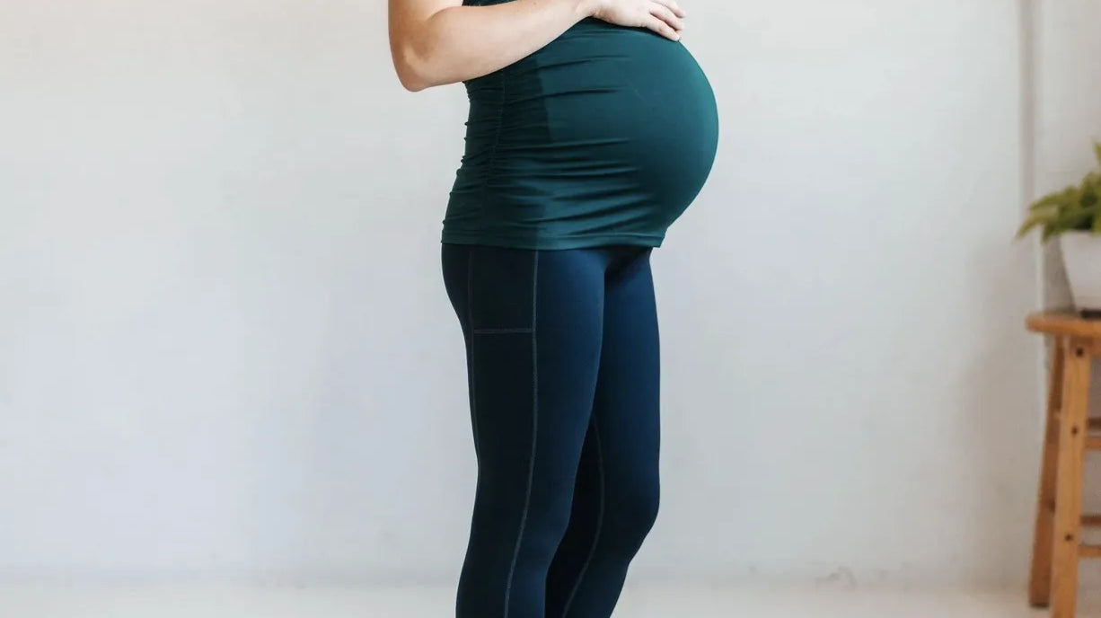 Lux Mamacita Maternity Capris - Navy - XS & S ONLY - FINAL SALE