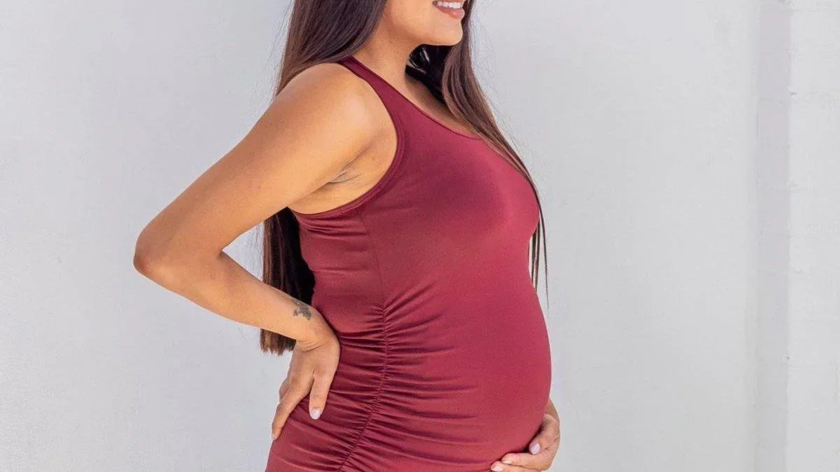 Bumpin' Maternity Tank - Mulberry