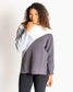 Aspen Sweater - Gray Colorblock *ALMOST GONE*