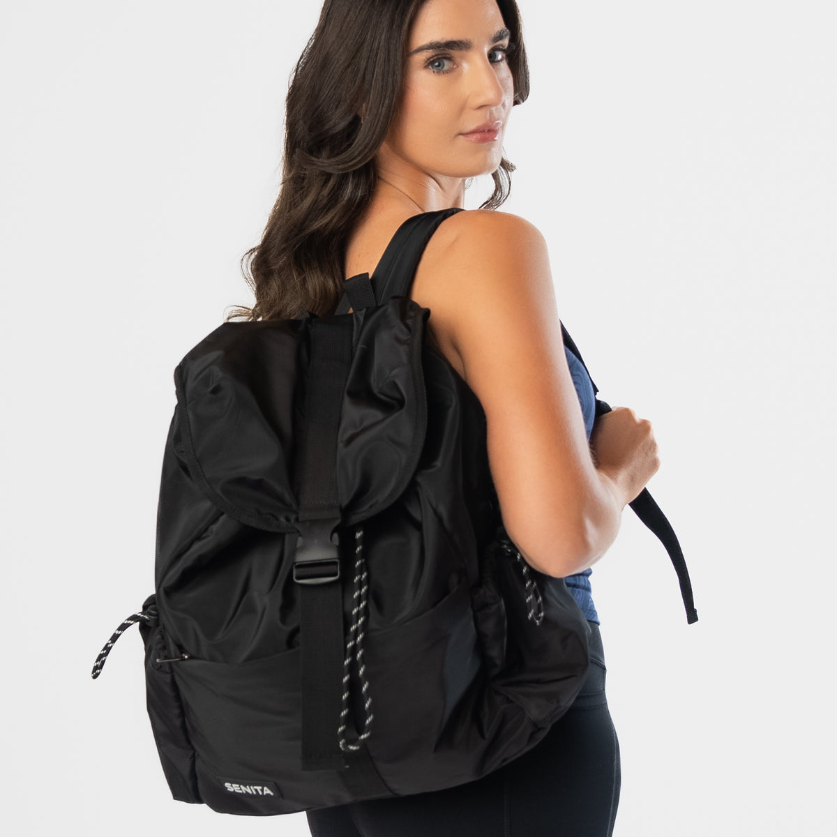 coach backpack magnetic black cinch Cinch Backpack - Black