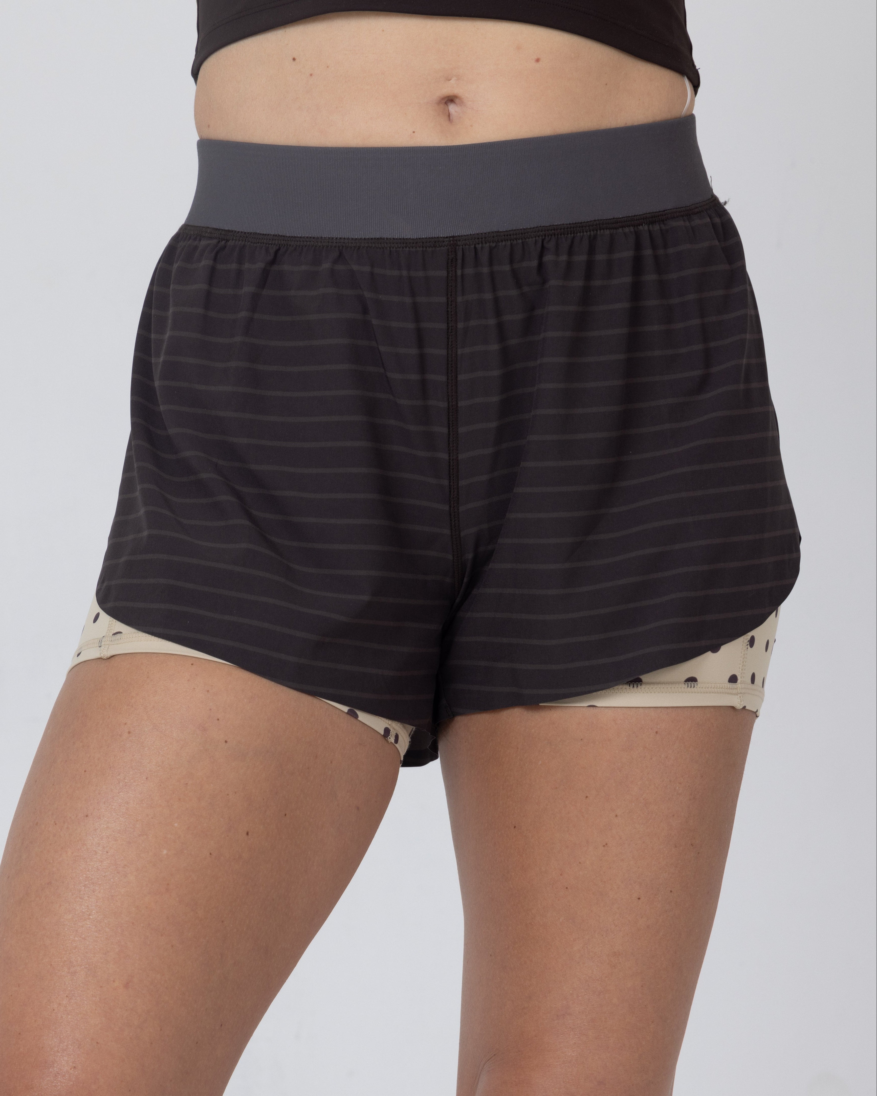 Split Hem Dolphin Shorts | Senita Athletics