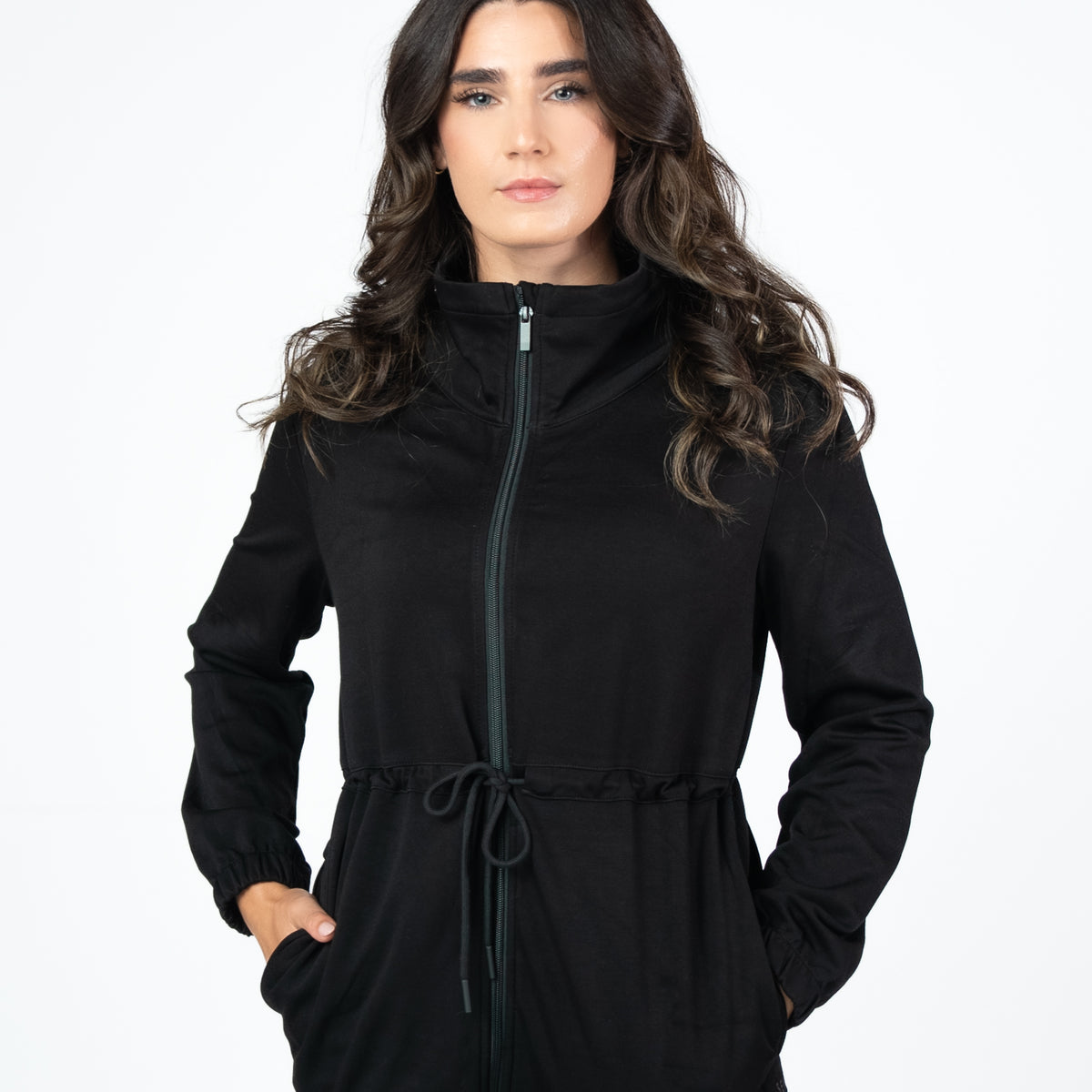 SoftForm Cinch Jacket - Black: Final Sale at Senita Athletics