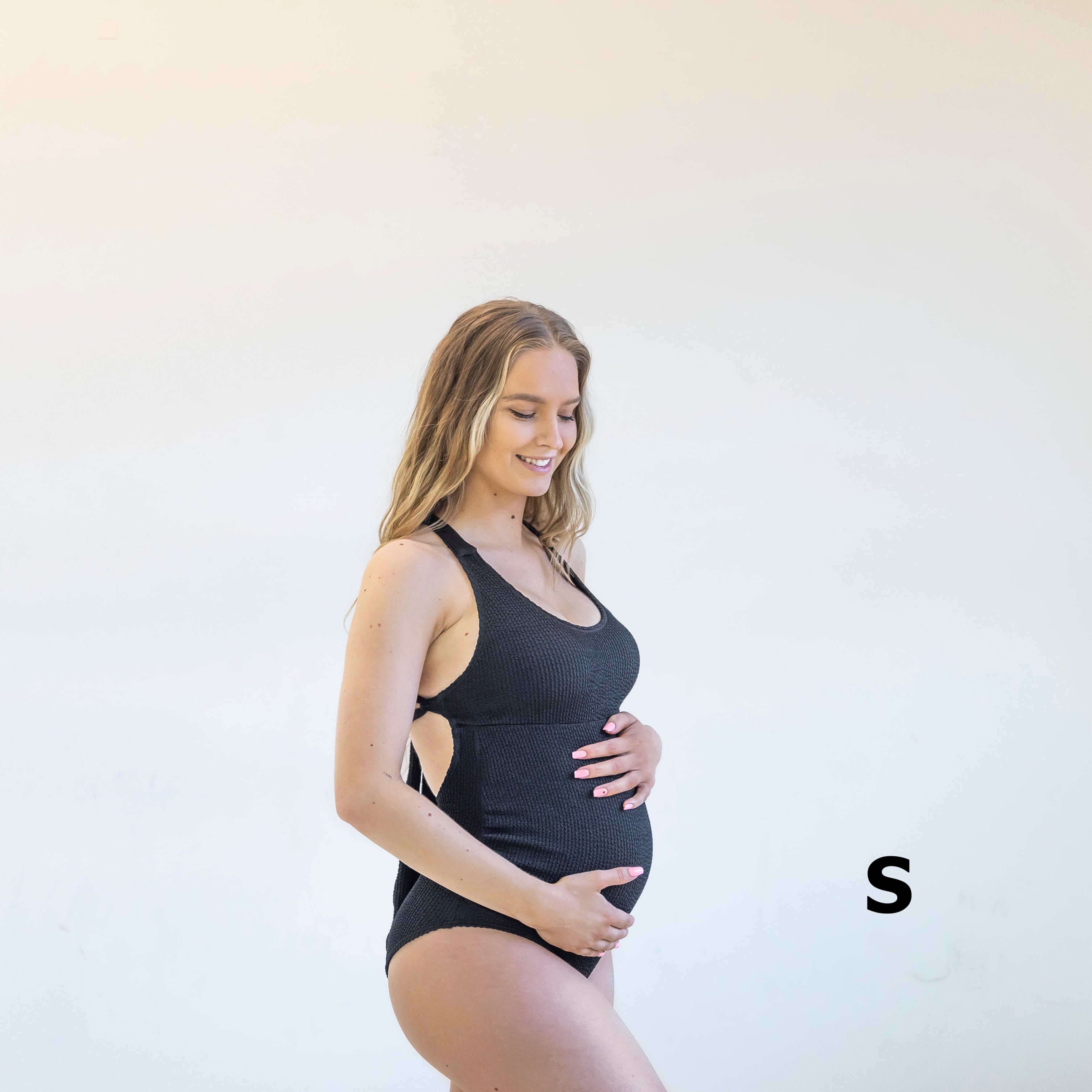 Maternity Swim one piece in black