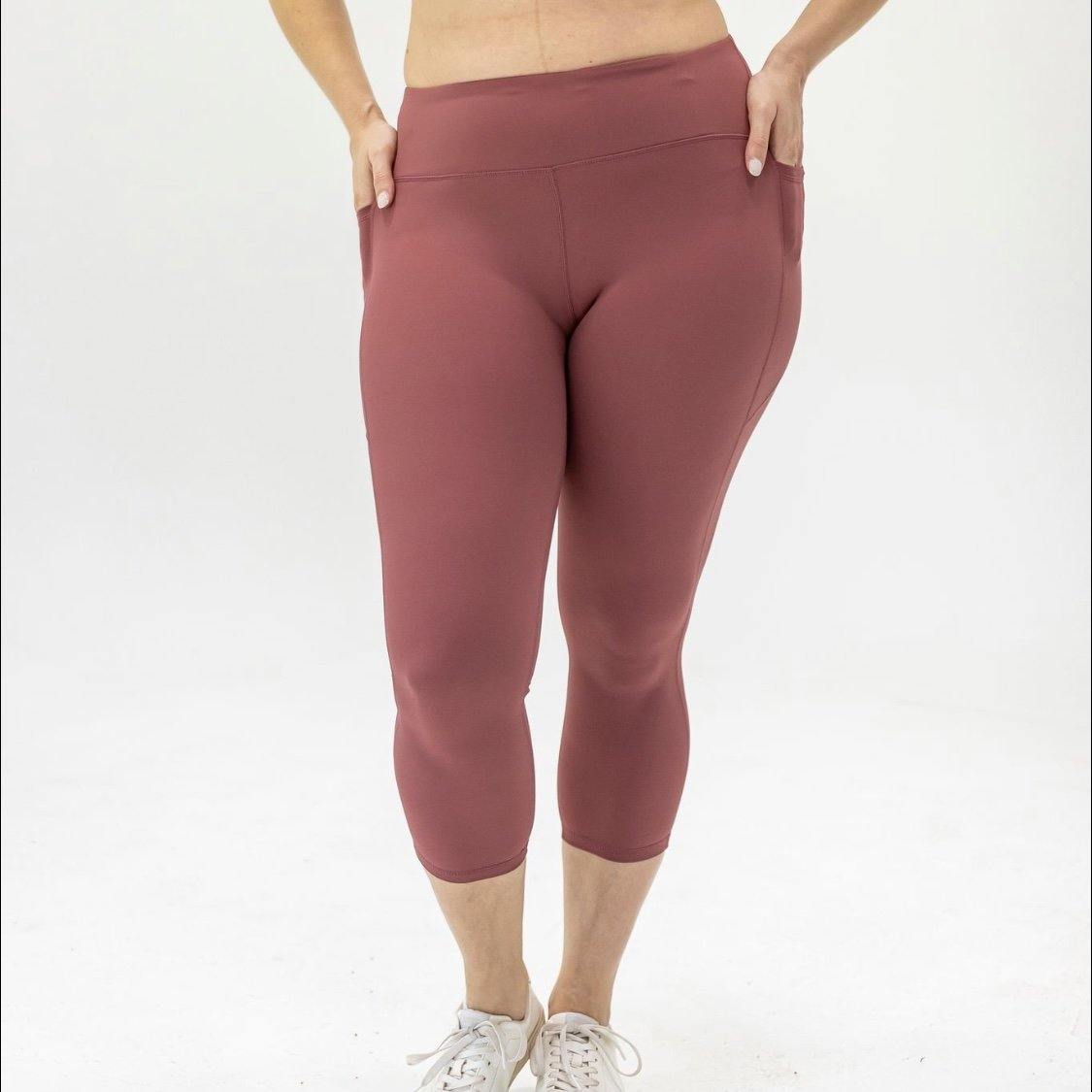 7/8 Capris - Marsala - Senita Athletics