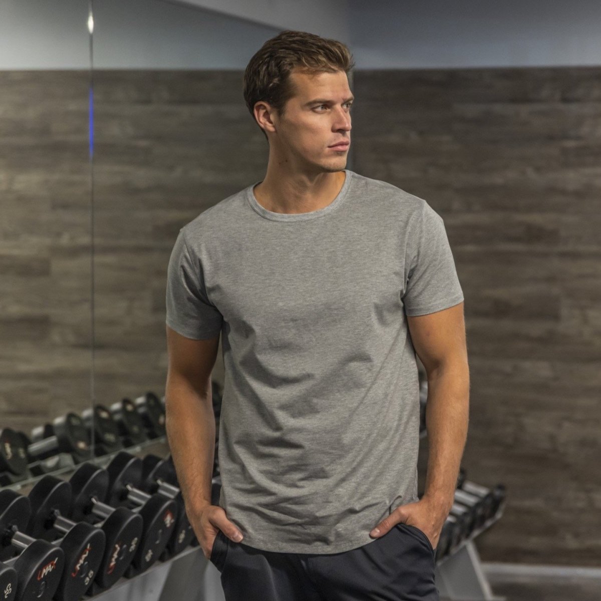 All Day Tee - Heathered Gray - Senita Athletics