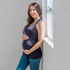 Bumpin' Maternity Tank - Black - Senita Athletics