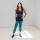 Bumpin' Maternity Tank - Black - Senita Athletics