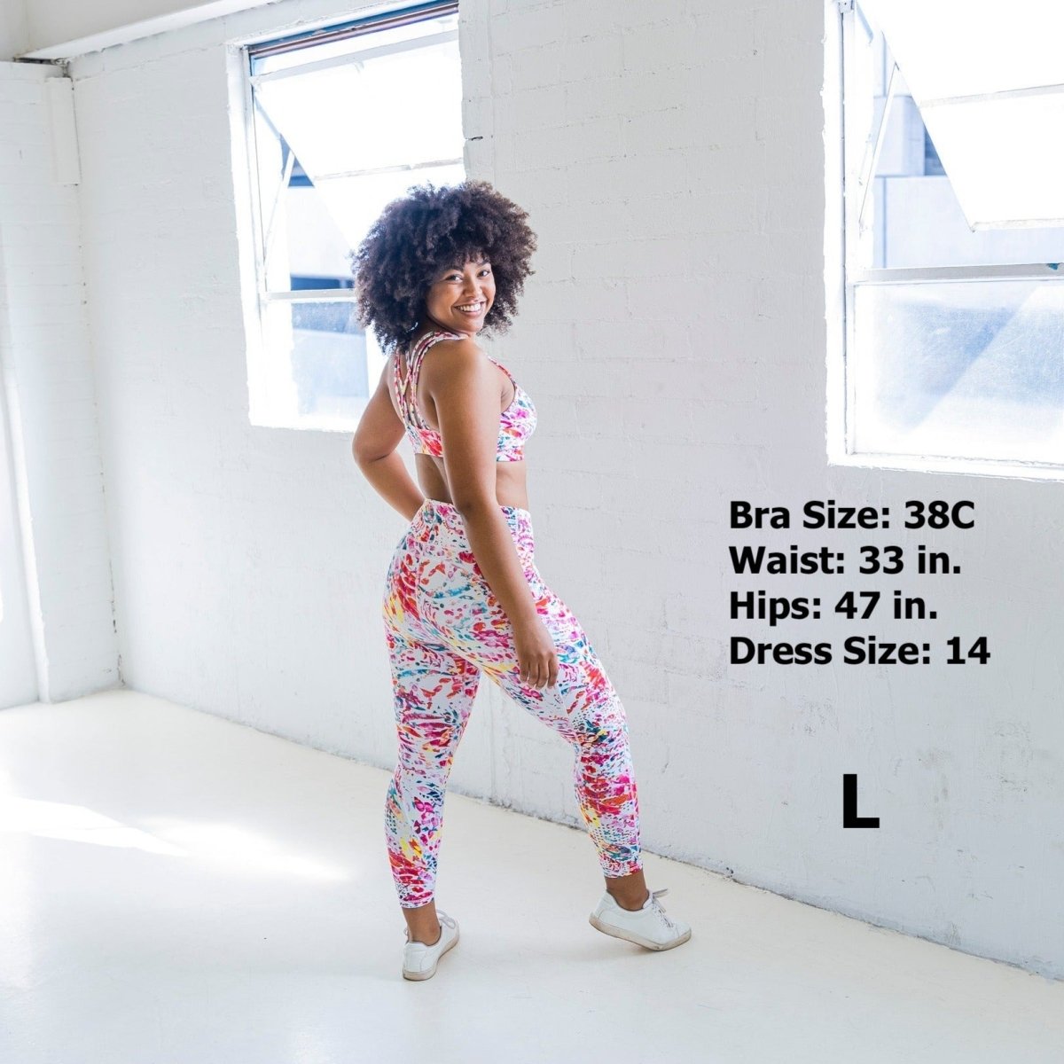 Denali Laser Cut Capris - Splash - Senita Athletics