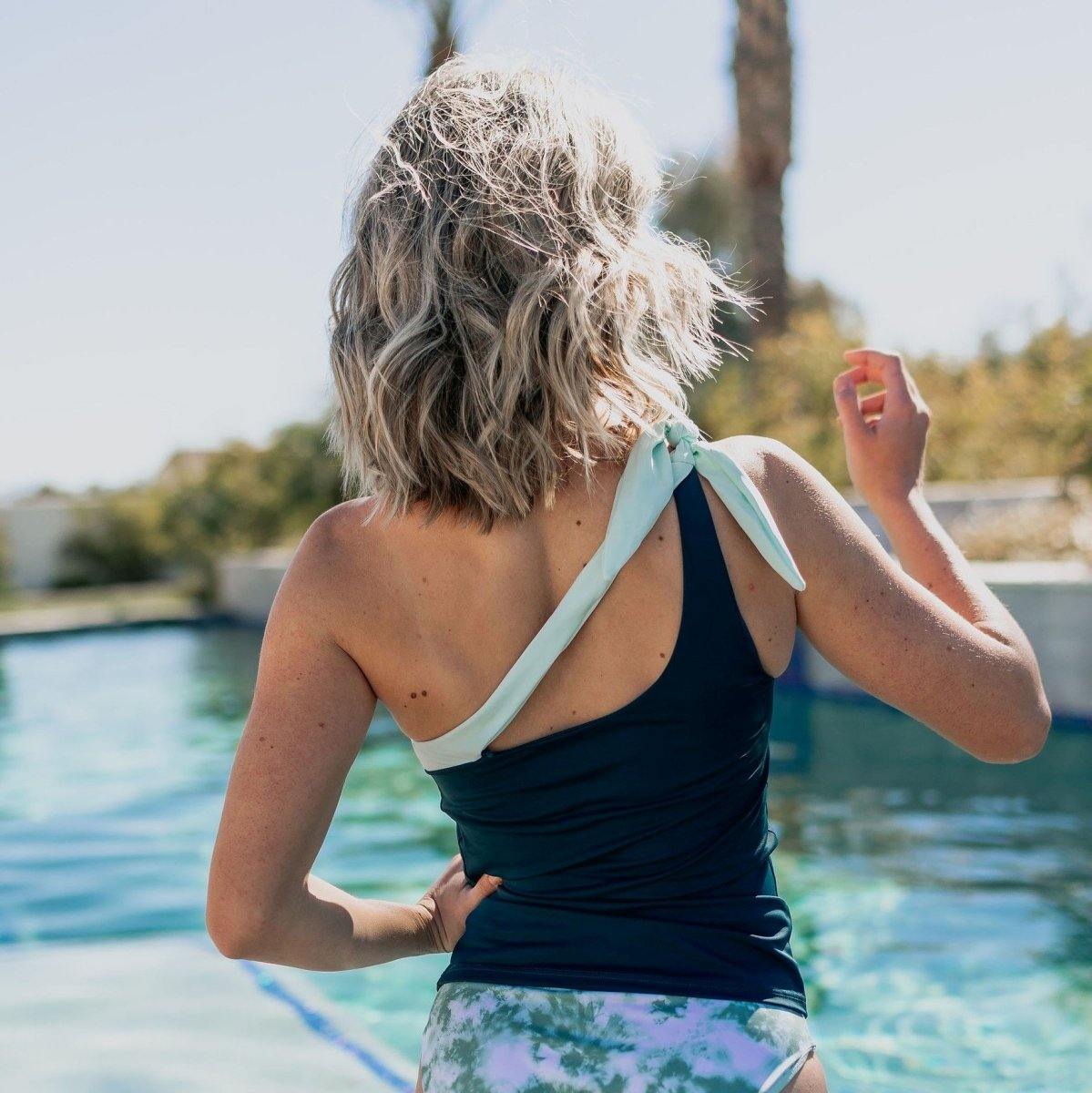 Elle Tankini Top - Pacific - Senita Athletics