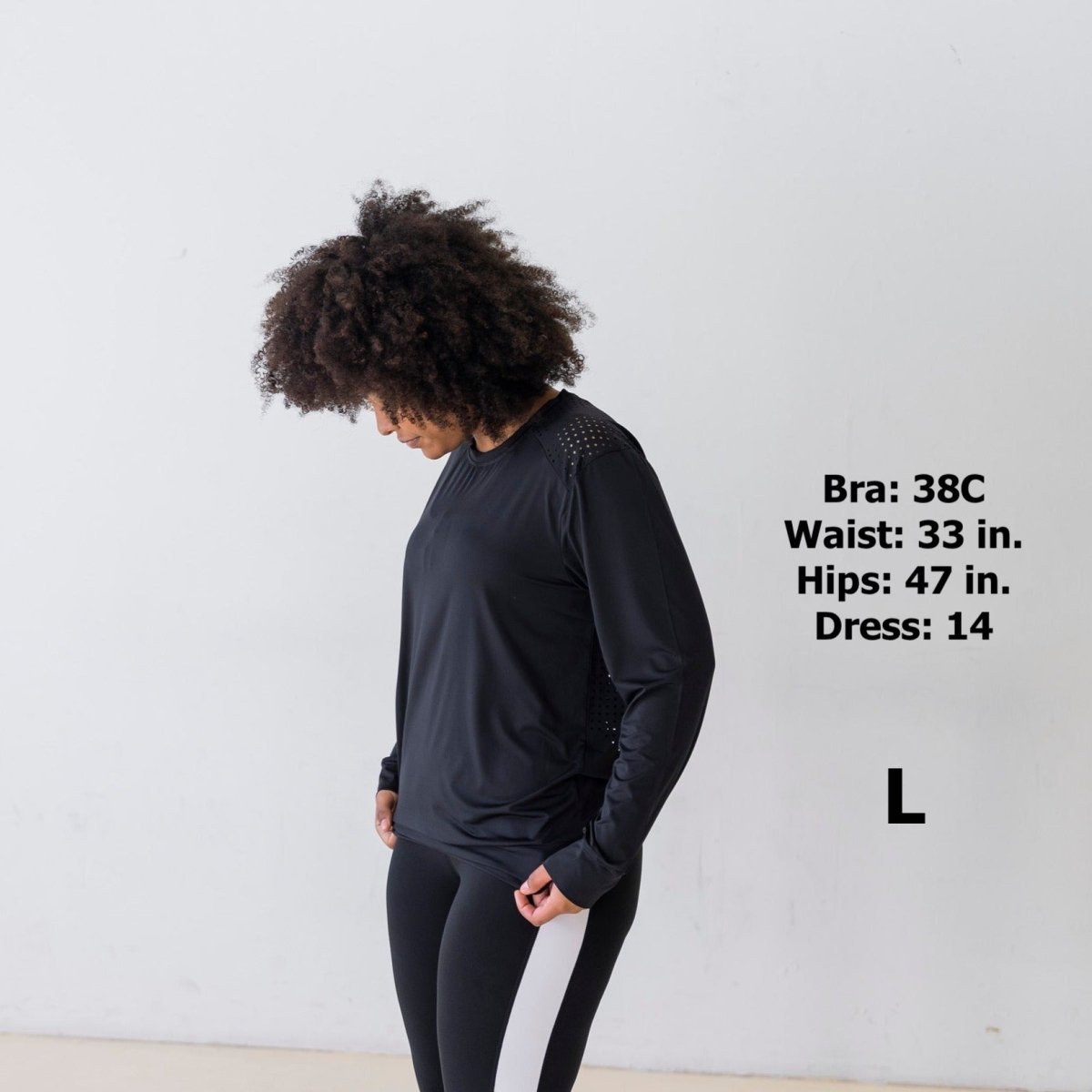 Laser Cut Pullover - Black - Senita Athletics