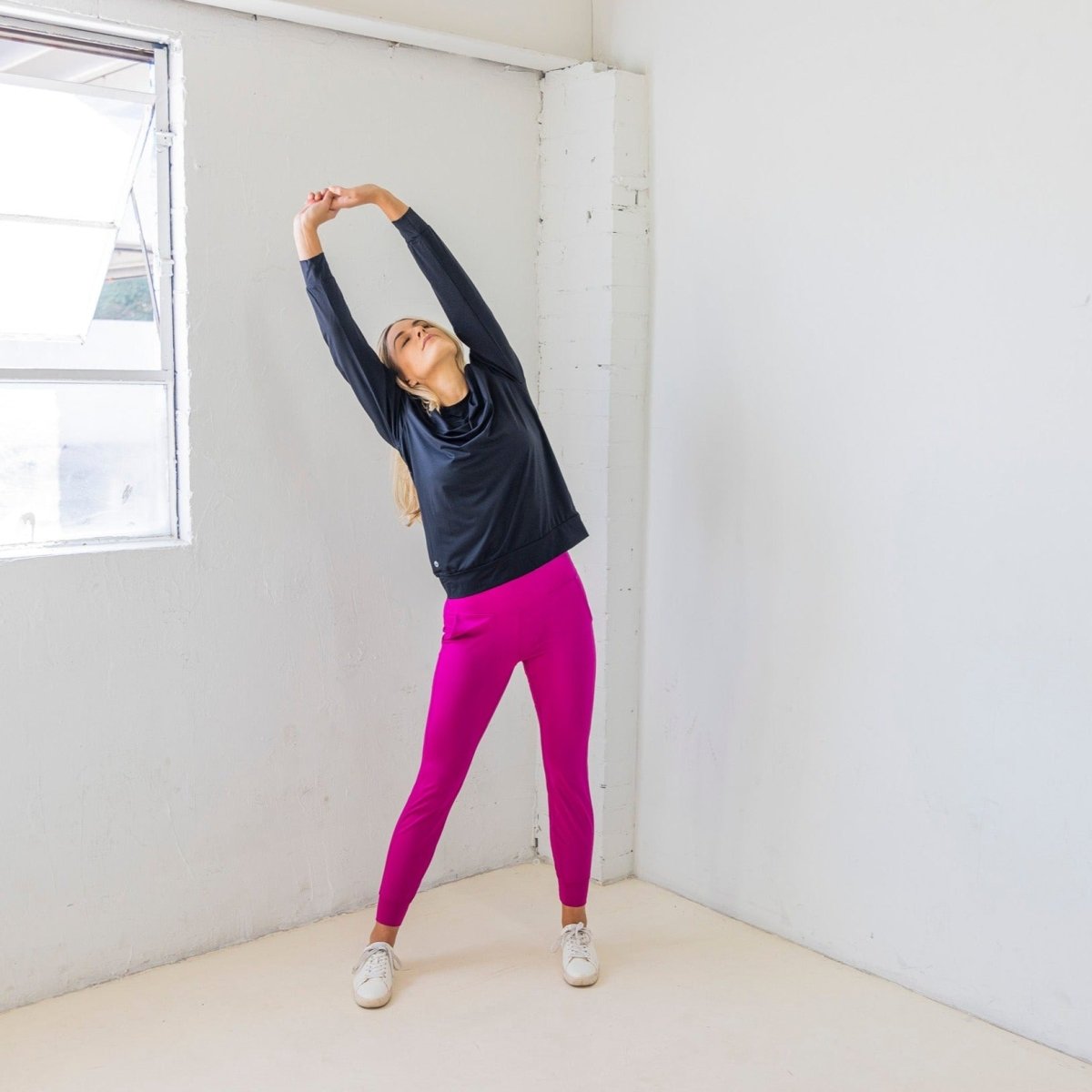 Laser Cut Pullover - Black - Senita Athletics