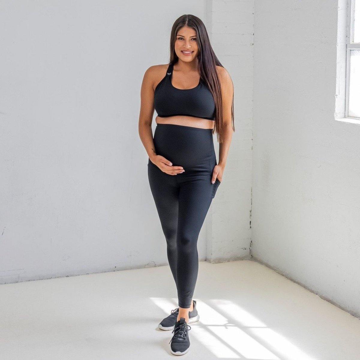 Lux Maternity Pants - Black - Senita Athletics