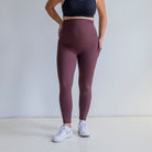 Lux Maternity Pants - Fossil - Senita Athletics