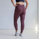 Lux Maternity Pants - Fossil - Senita Athletics
