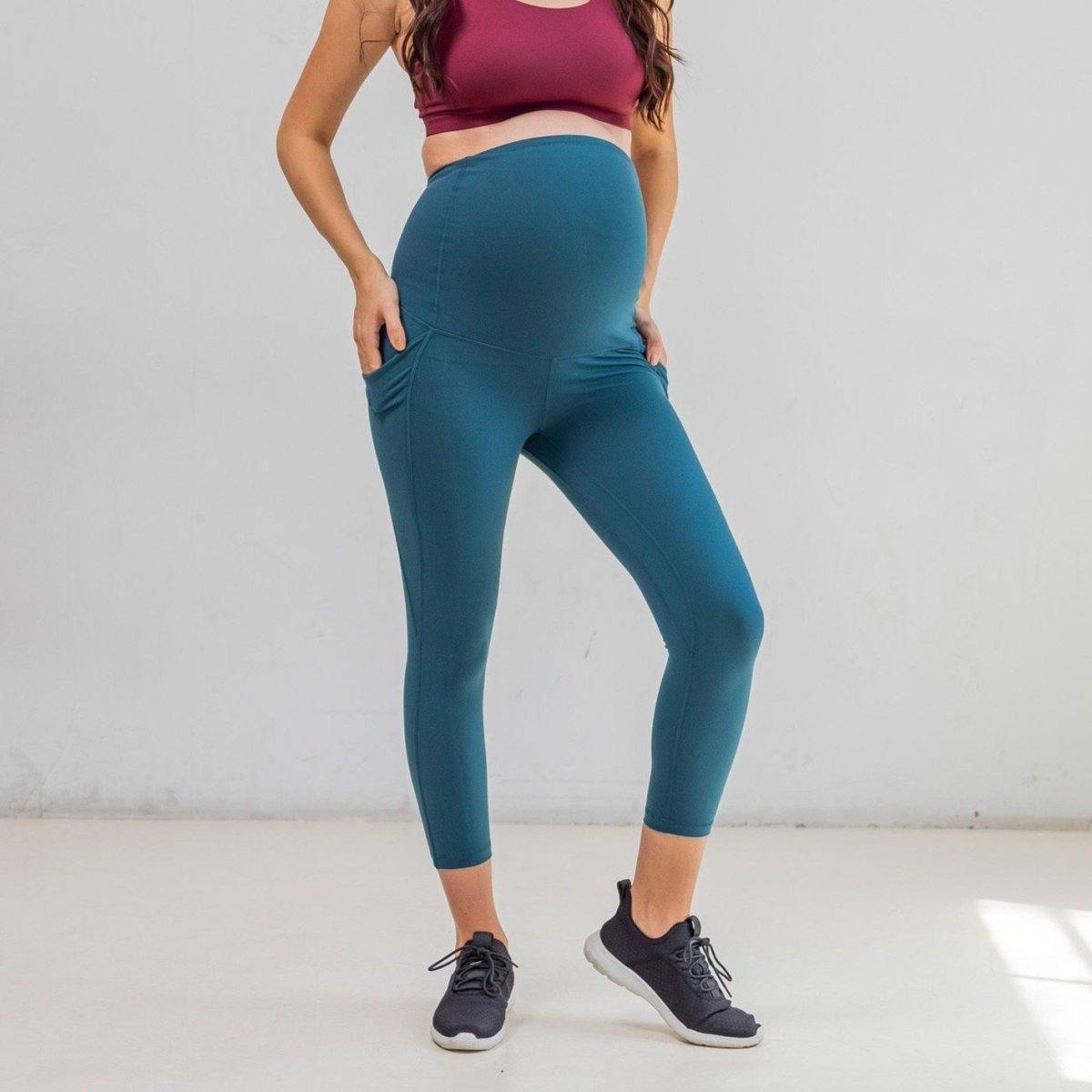 Maternity Skin Capris - Pacific - Senita Athletics