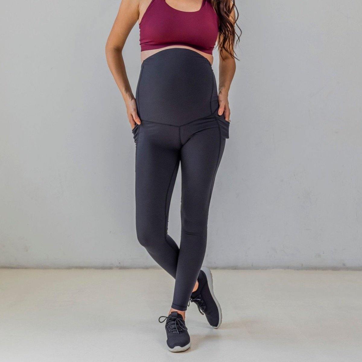 Maternity Skin Pants - Black - Senita Athletics
