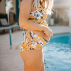 Maternity Swim Bottoms - Wild Honey - Senita Athletics