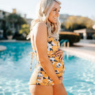 Maternity Tankini Top - Wild Honey - Senita Athletics