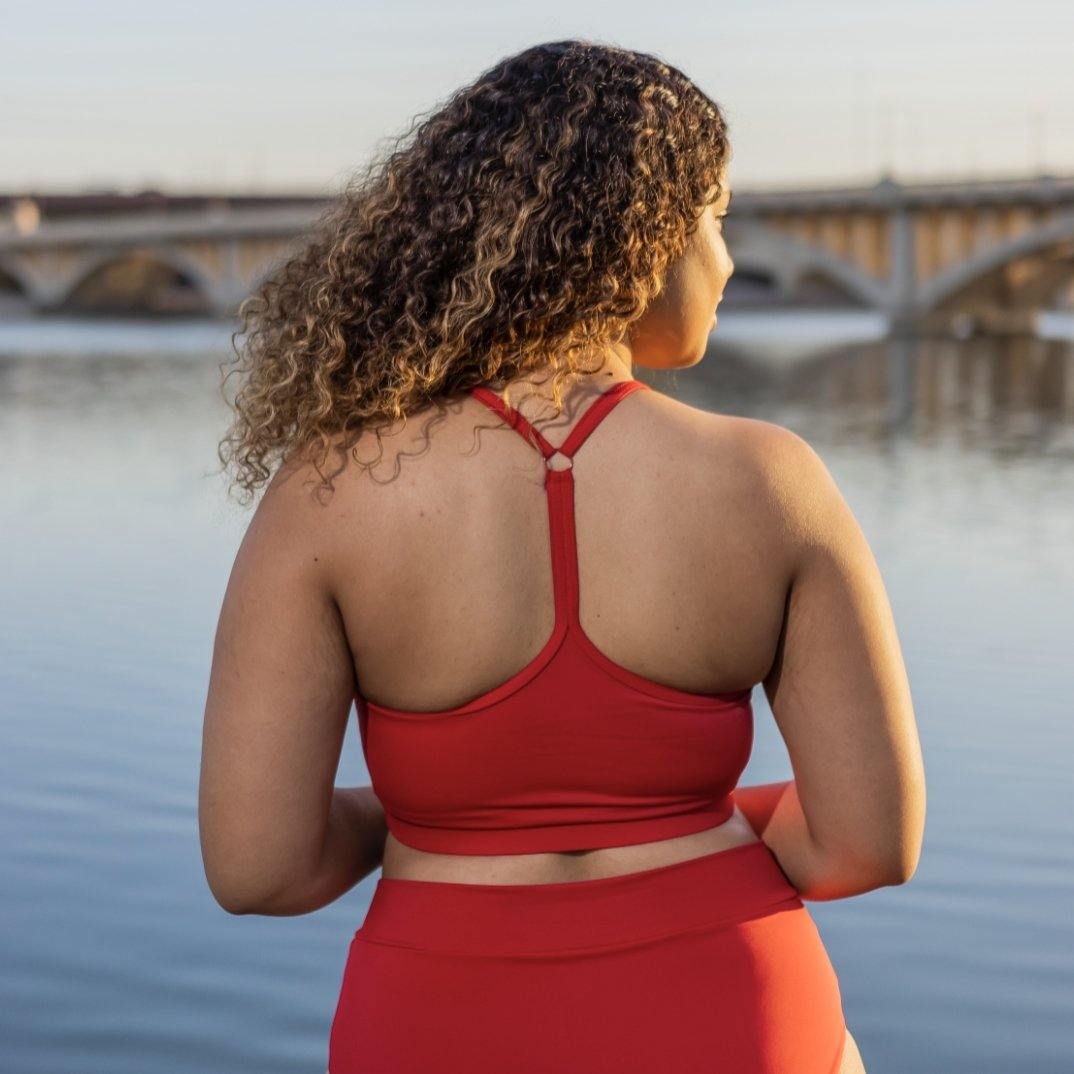Mia Bikini Top - Cherry - Senita Athletics