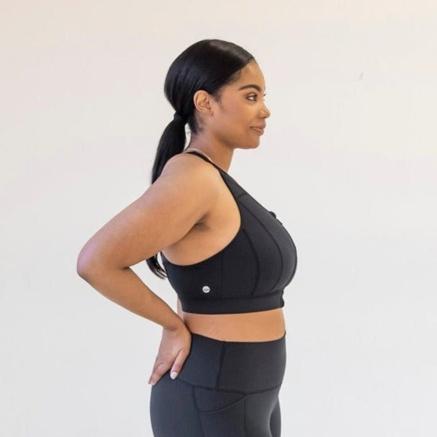 Run Free High Impact Bra - Black - Senita Athletics