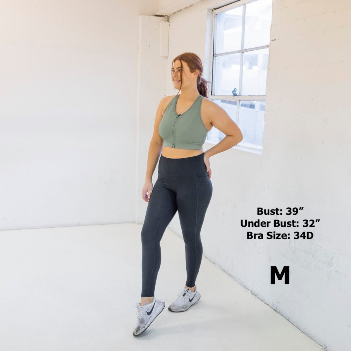 Run Free High Impact Bra - Sage - Senita Athletics