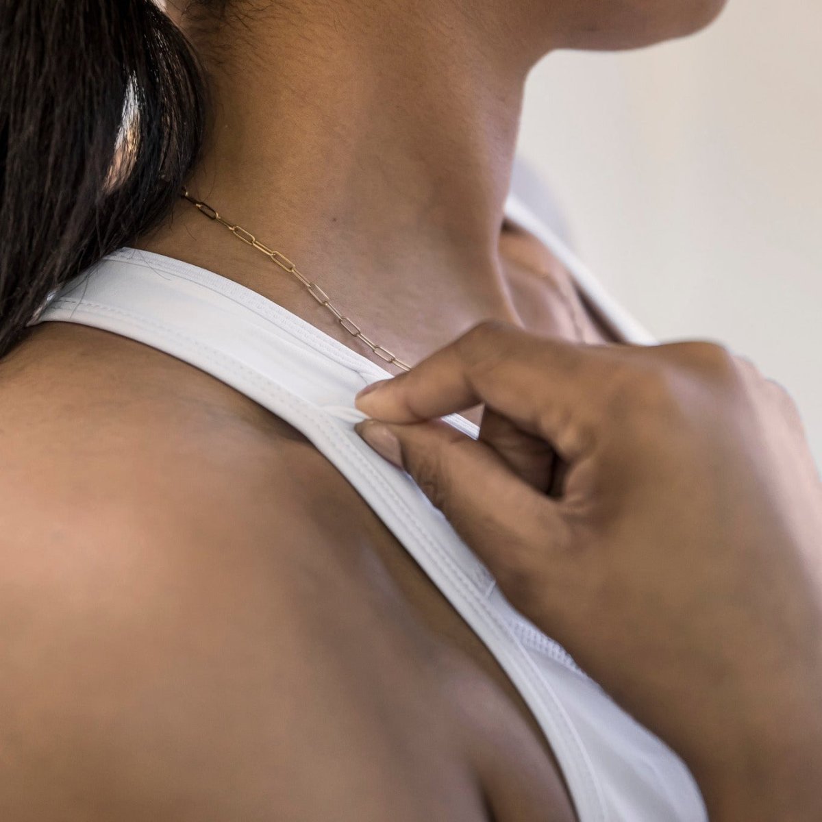 Run Free High Impact Bra - White - Senita Athletics