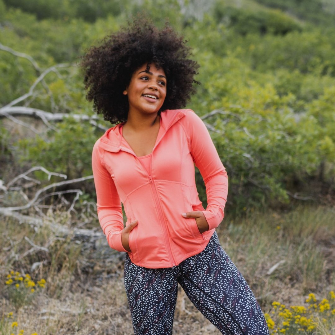 Sculpt Jacket - Coral - Senita Athletics