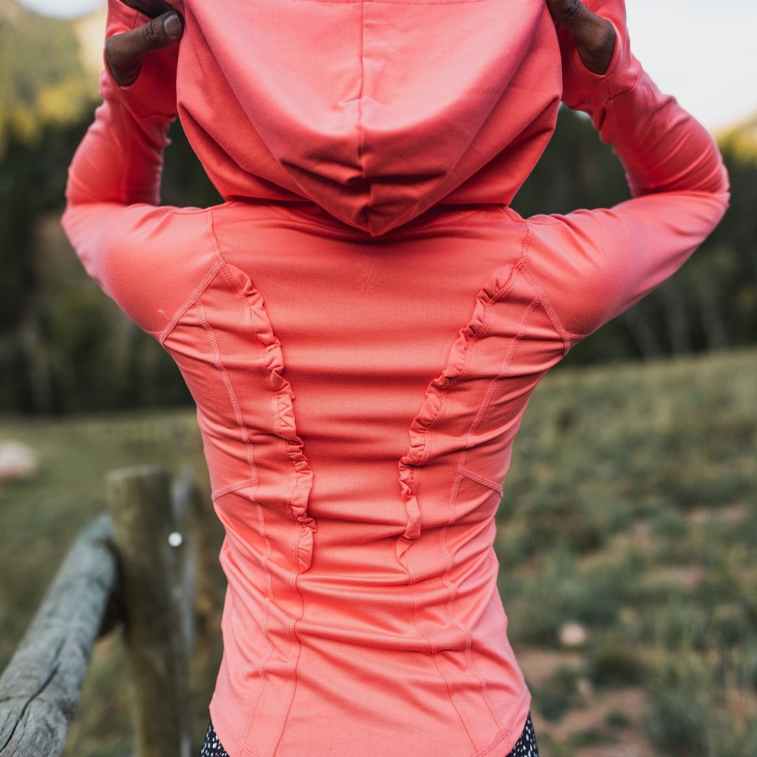 Sculpt Jacket - Coral - Senita Athletics