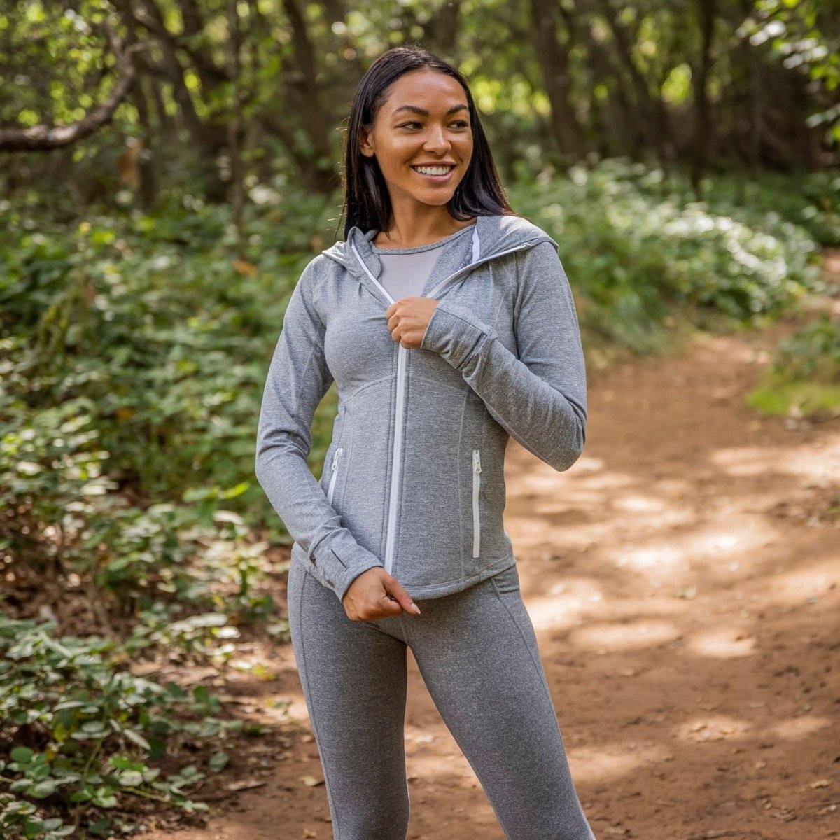 Sculpt Jacket - Heathered Gray - Senita Athletics