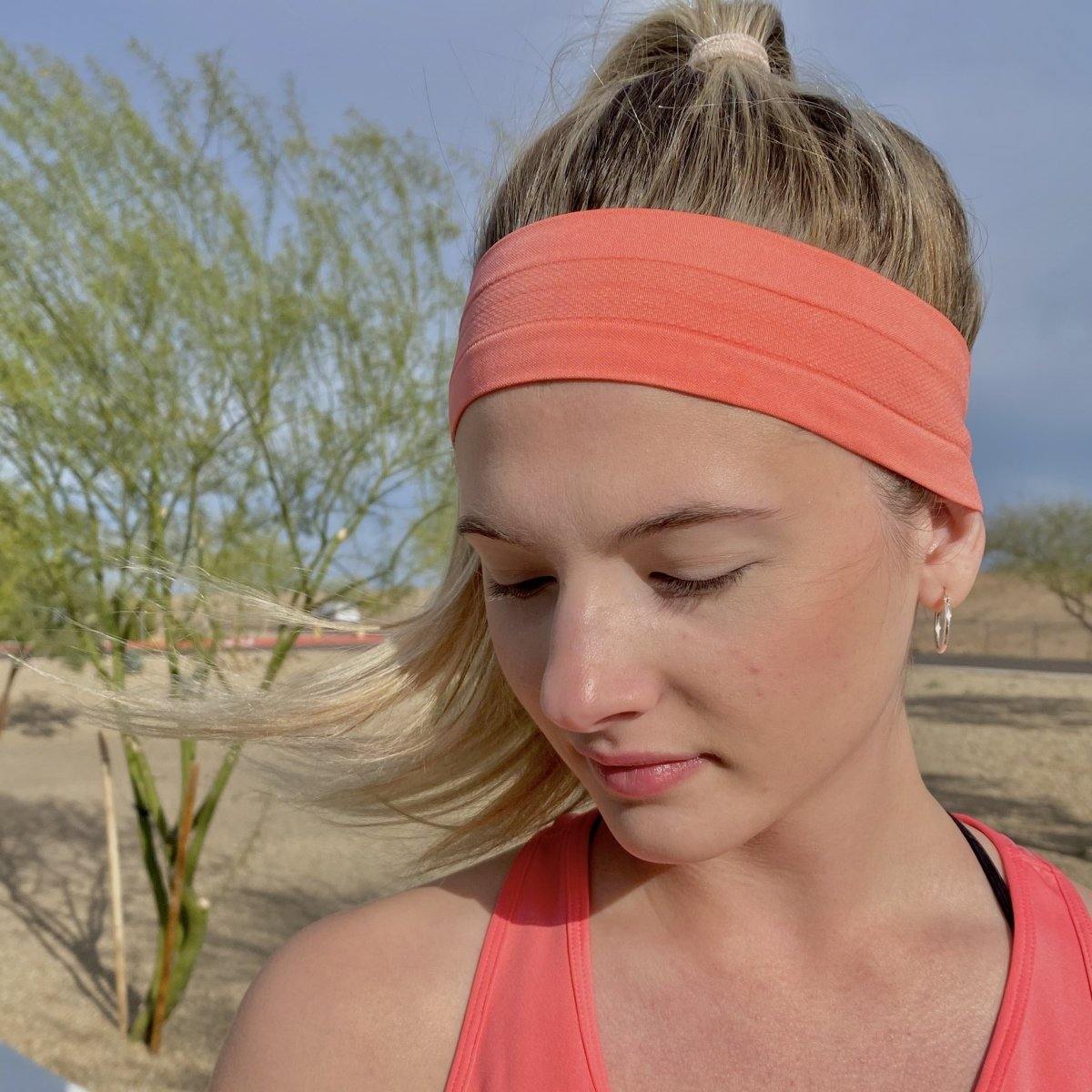 Seamless Headband - Coral - Senita Athletics