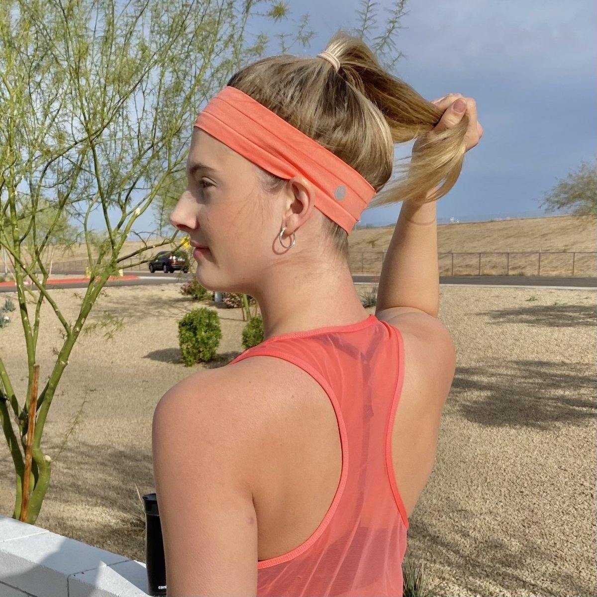 Seamless Headband - Coral - Senita Athletics