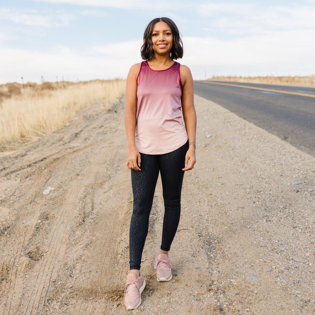 Shakti Lux Pants - Black Leopard - Senita Athletics