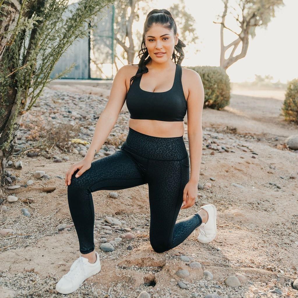 Shakti Lux Pants - Black Leopard - Senita Athletics