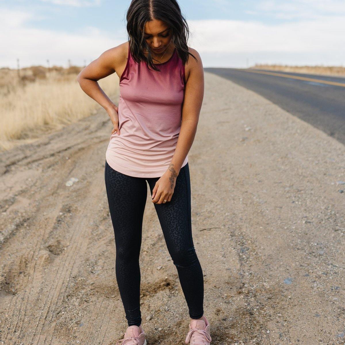 Shakti Lux Pants - Black Leopard - Senita Athletics