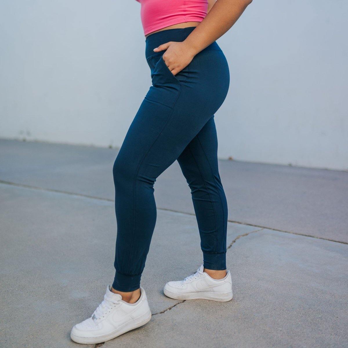 Studio Skin Joggers - Navy - Senita Athletics