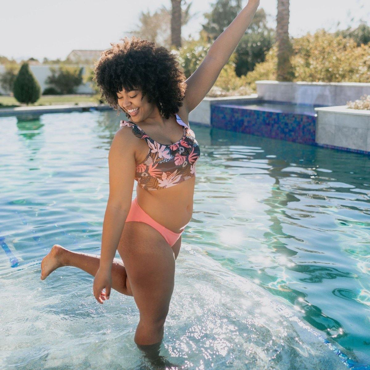 Tucson Bikini Bottoms - Coral - Senita Athletics