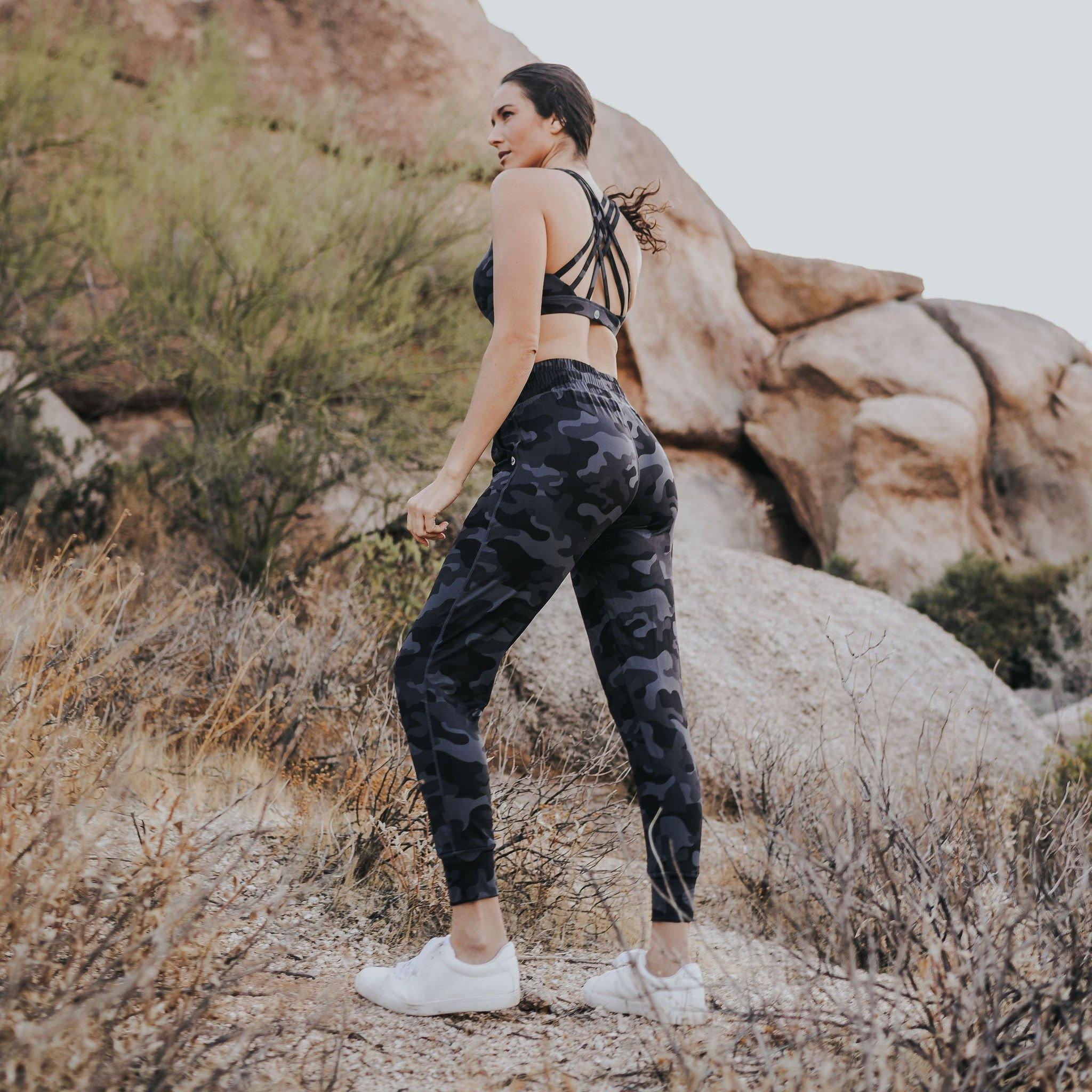 Weekend Joggers - Black Camo - Senita Athletics