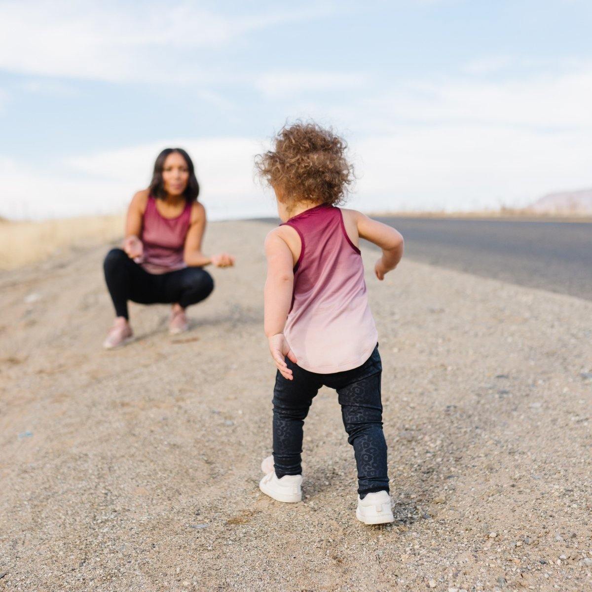 Youth Extra Mile Tank - Mulberry Ombre - Senita Athletics