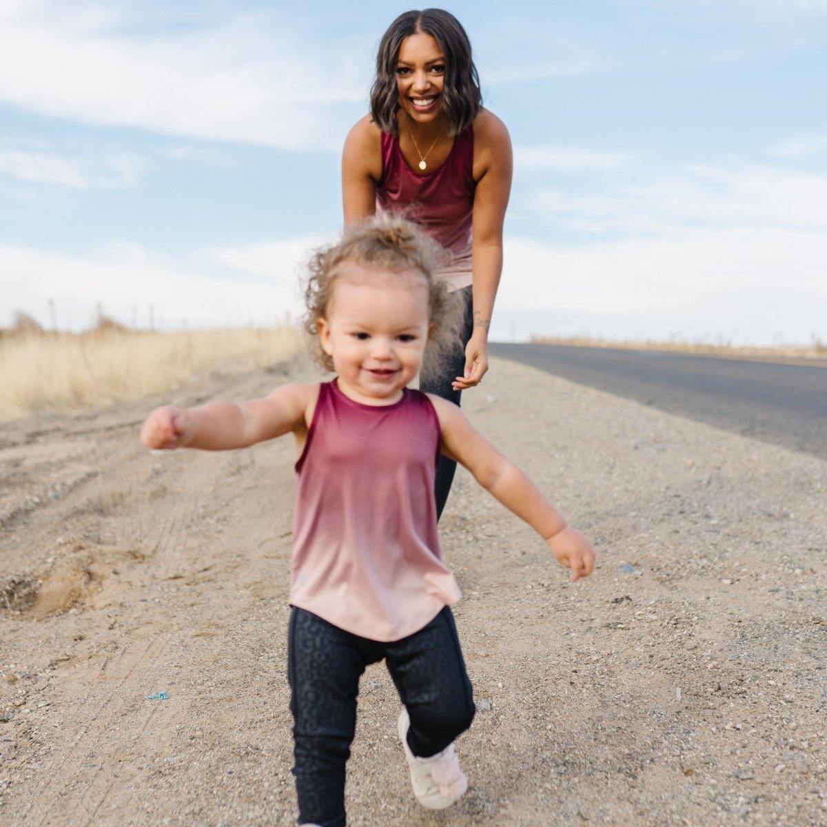 Youth Extra Mile Tank - Mulberry Ombre - Senita Athletics