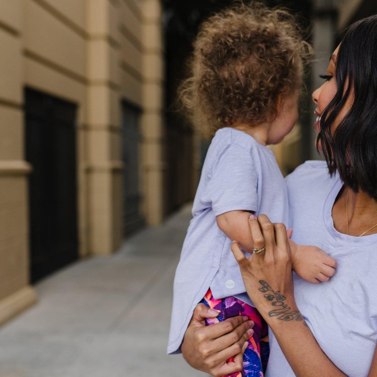 Youth It's A Breeze Tee - Lavender - Senita Athletics