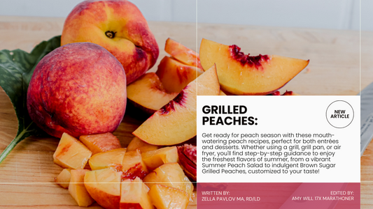Grilled Peaches for Dinner & Dessert