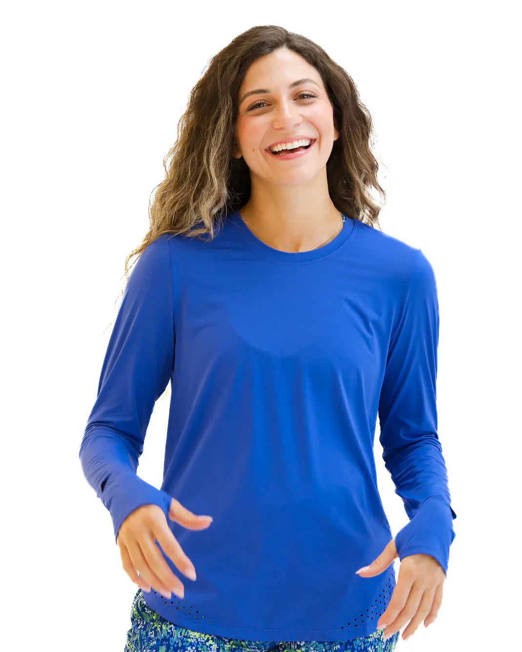 Sunny Days UPF Long Sleeve - Cobalt