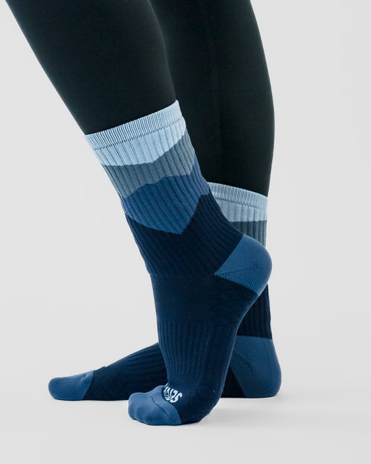 Mountain Hiking Socks - Blue