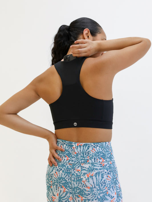 Lux Stride Sports Bra - Black