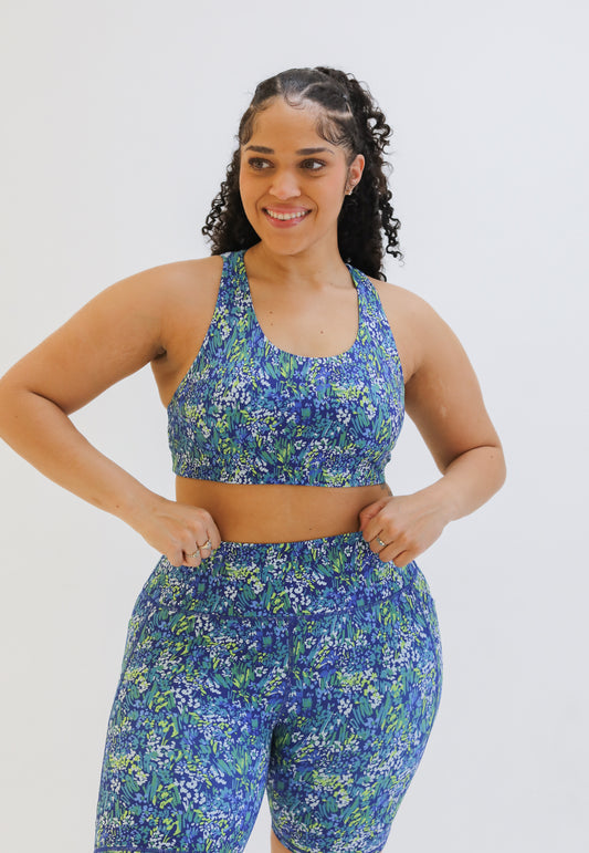 Strappy Sports Bra - Flourish