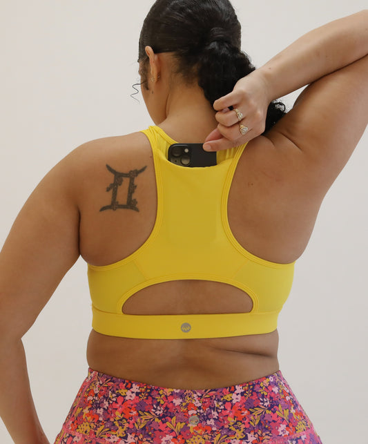 Lux Sarah Sports Bra - Pineapple