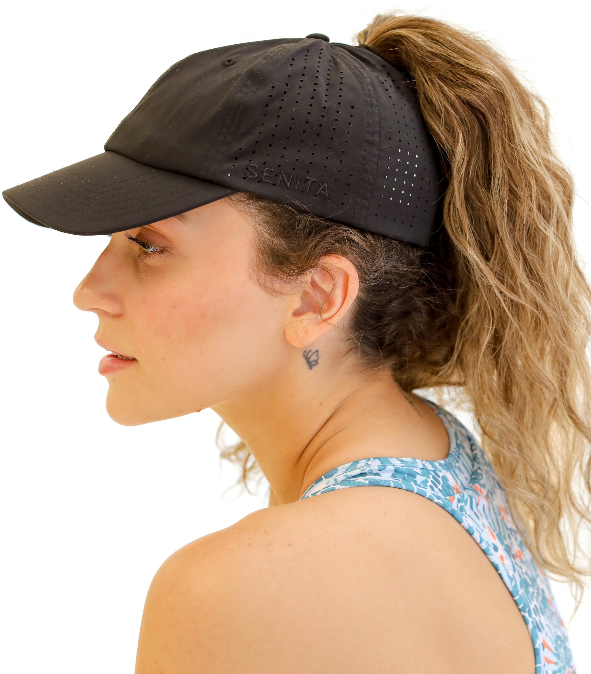 PonyUp Running Hat Black