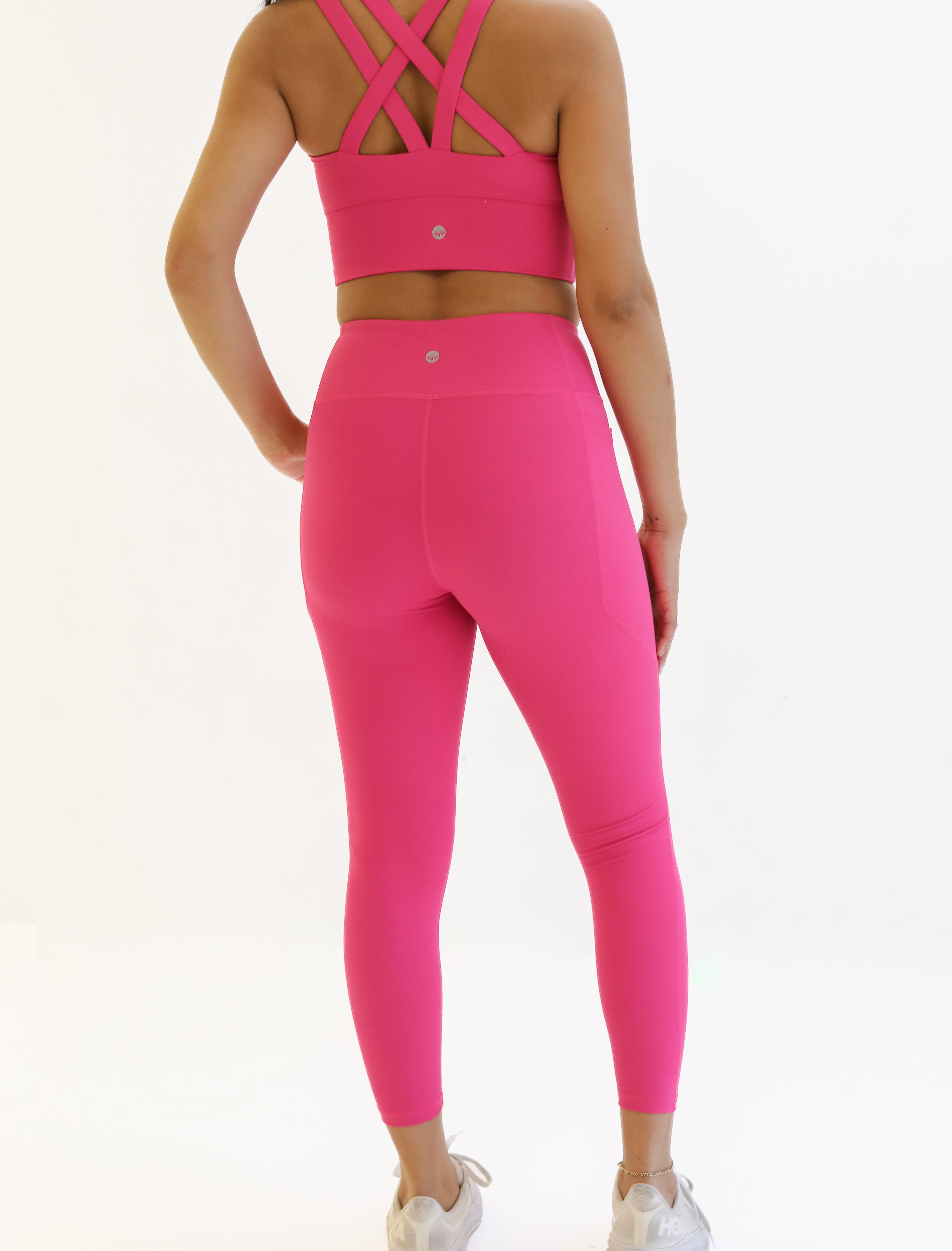 Lux Baseline 7/8 Leggings (23 in.) - Punch: Shop Senita Athletics