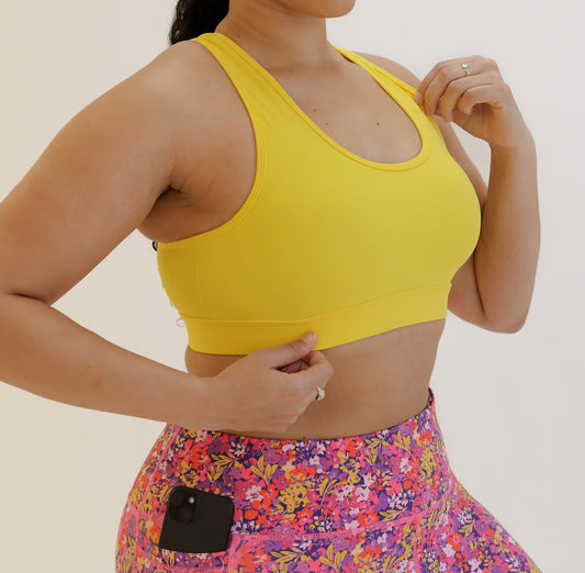Lux Sarah Sports Bra - Pineapple